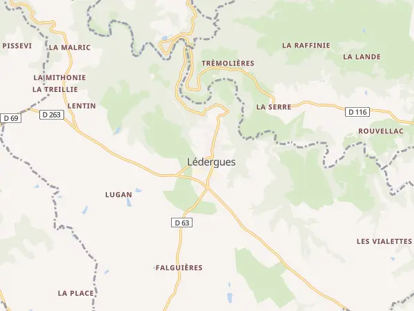 Plan de Lédergues