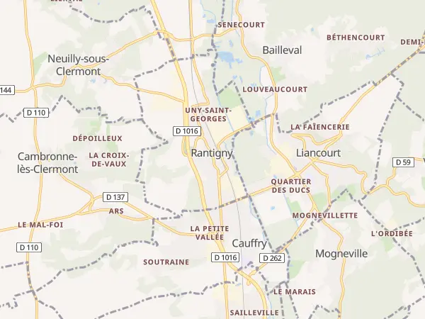 Plan de Rantigny
