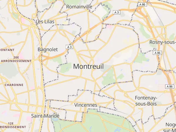 Plan de Montreuil
