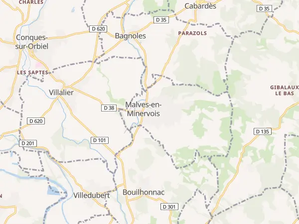 Plan de Malves-en-Minervois
