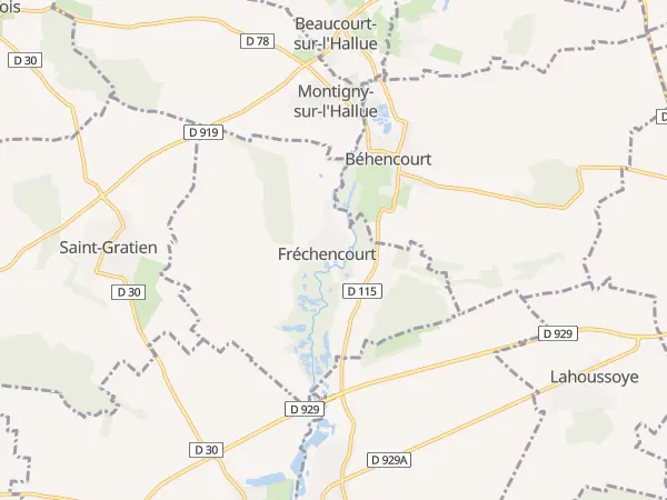 Plan de Fréchencourt