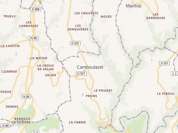 Plan de Camboulazet