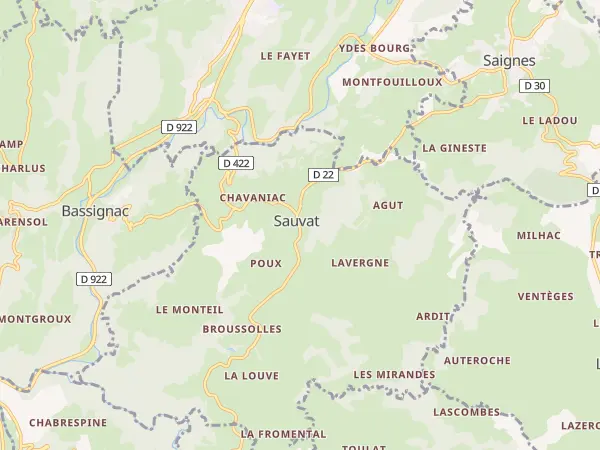 Plan de Sauvat