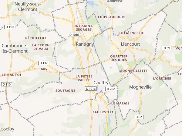 Plan de Cauffry