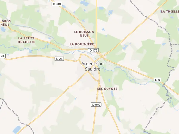 Plan de Argent-sur-Sauldre