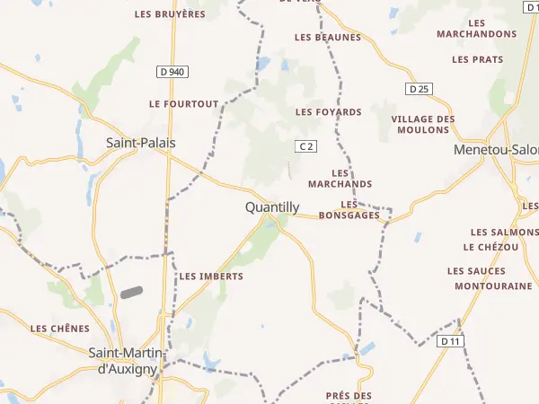 Plan de Quantilly