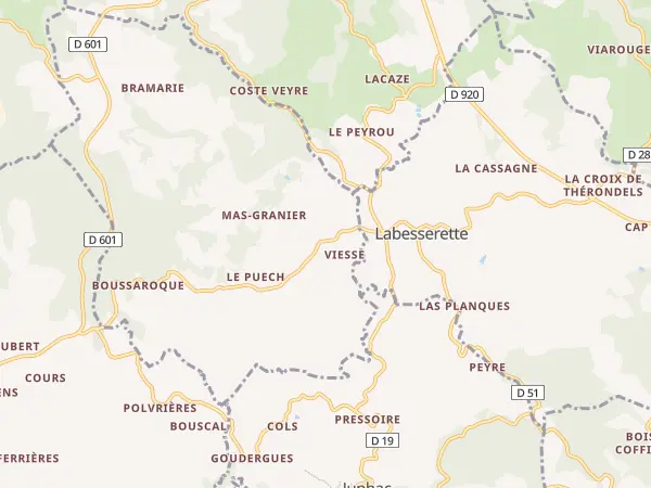 Plan de Sansac-Veinazès