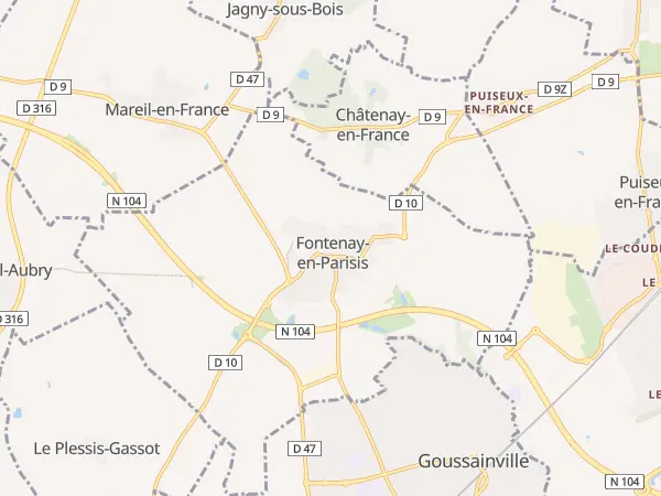 Plan de Fontenay-en-Parisis