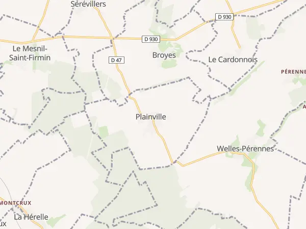 Plan de Plainville
