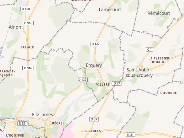 Plan de Erquery