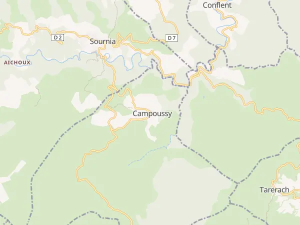 Plan de Campoussy