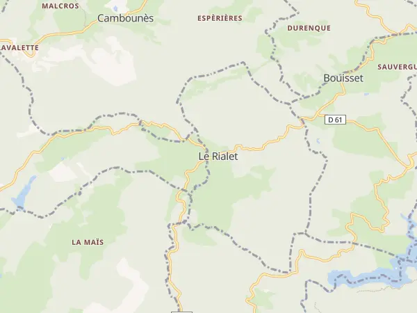 Plan du Rialet
