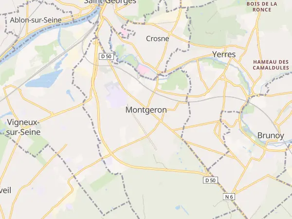 Plan de Montgeron