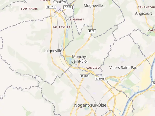 Plan de Monchy-Saint-Éloi