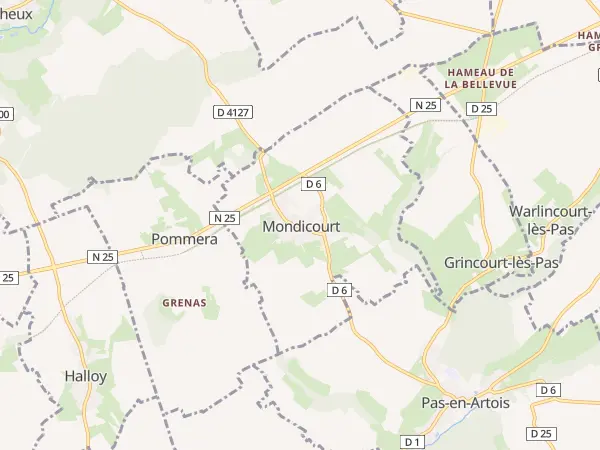 Plan de Mondicourt