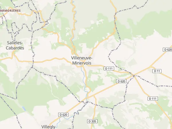 Plan de Villeneuve-Minervois