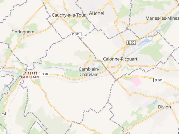 Plan de Camblain-Châtelain