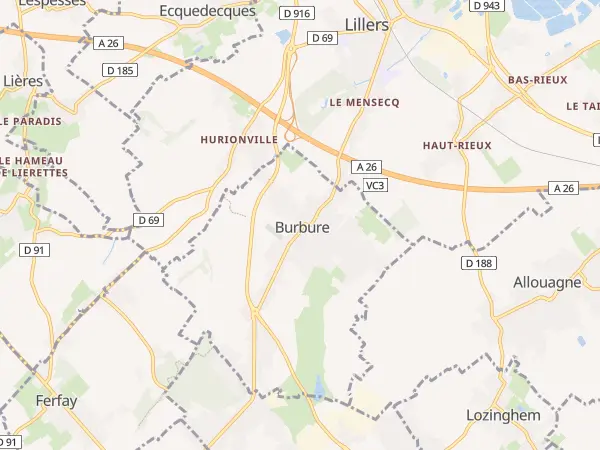 Plan de Burbure