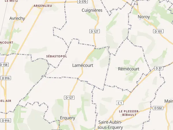 Plan de Lamécourt