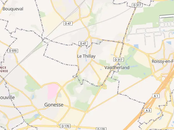 Plan du Thillay