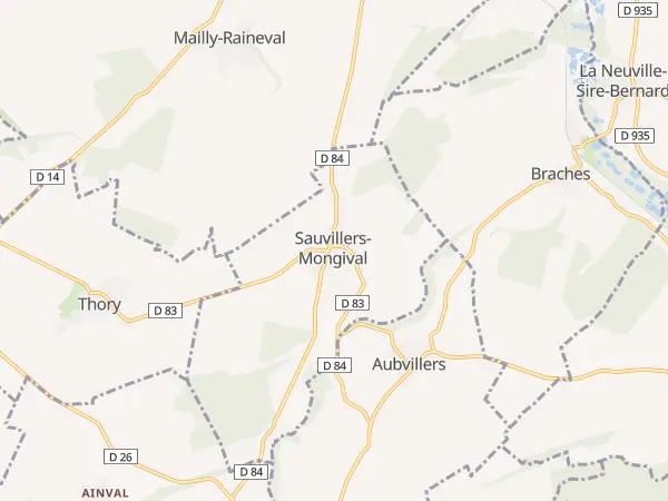 Plan de Sauvillers-Mongival