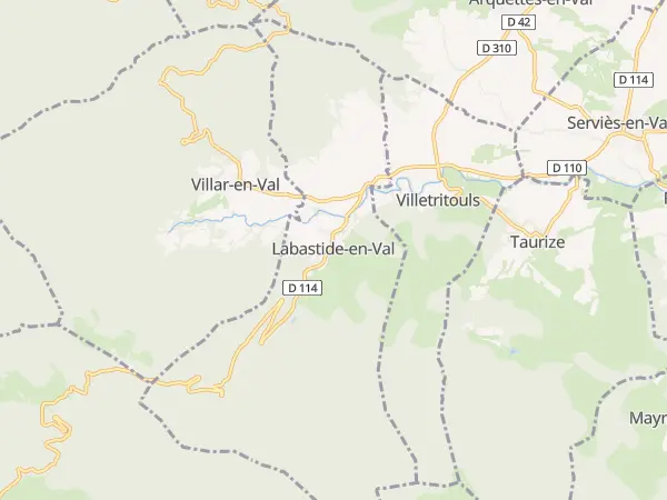 Plan de Labastide-en-Val