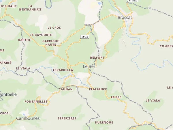 Plan du Bez