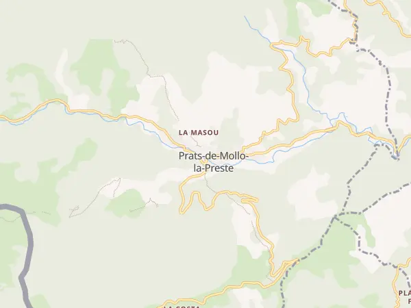 Plan de Prats-de-Mollo-la-Preste