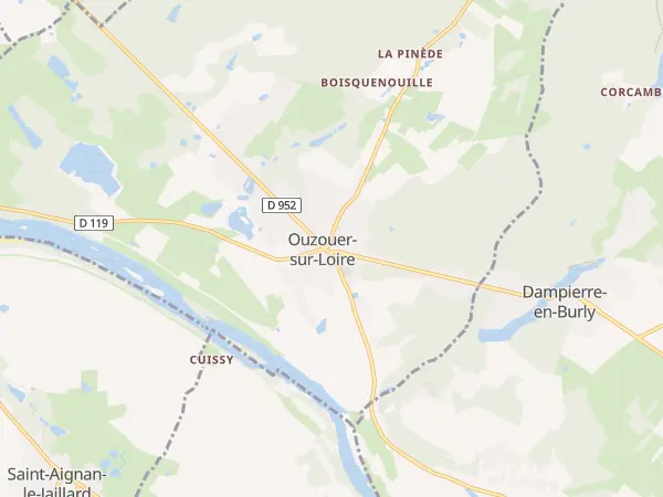 Plan de Ouzouer-sur-Loire