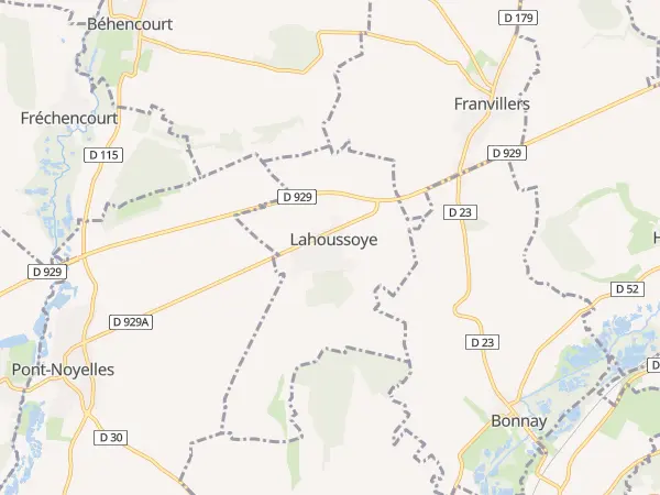 Plan de Lahoussoye