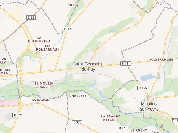 Plan de Saint-Germain-du-Puy