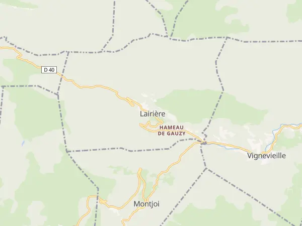 Plan de Lairière