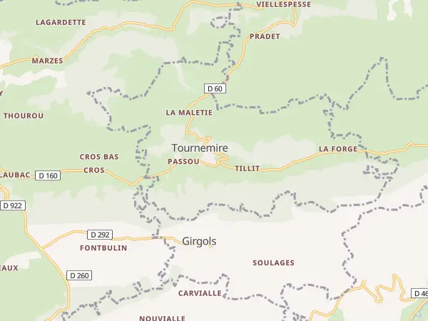 Plan de Tournemire