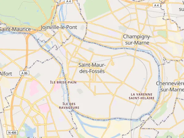 Plan de Saint-Maur-des-Fossés