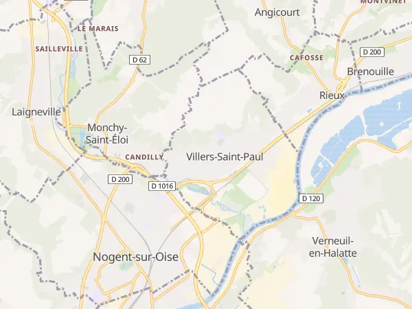 Plan de Villers-Saint-Paul