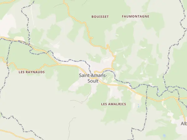 Plan de Saint-Amans-Valtoret