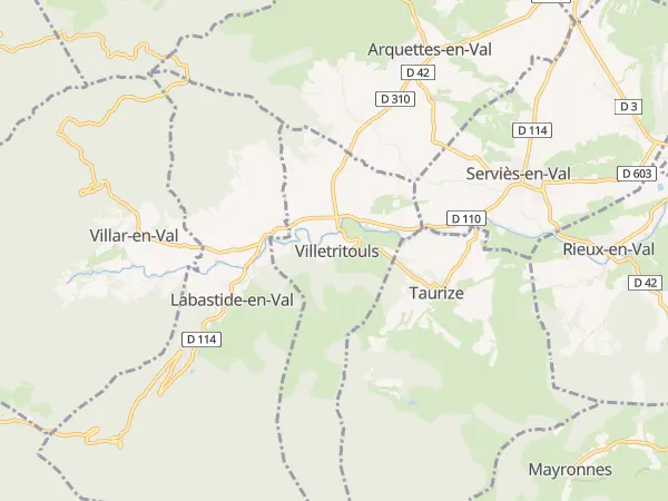 Plan de Villetritouls