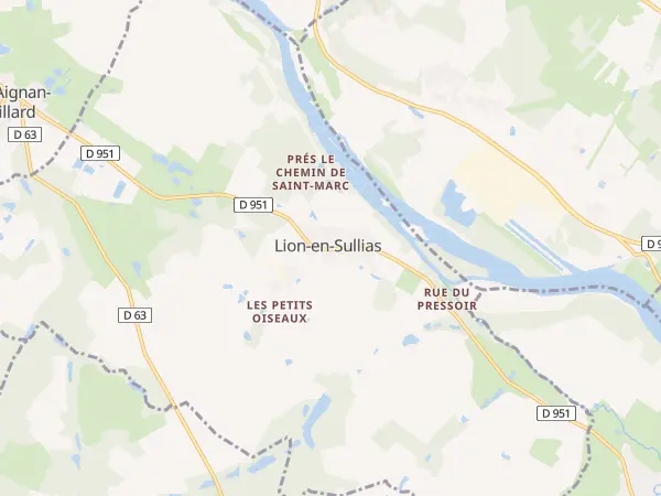 Plan de Lion-en-Sullias