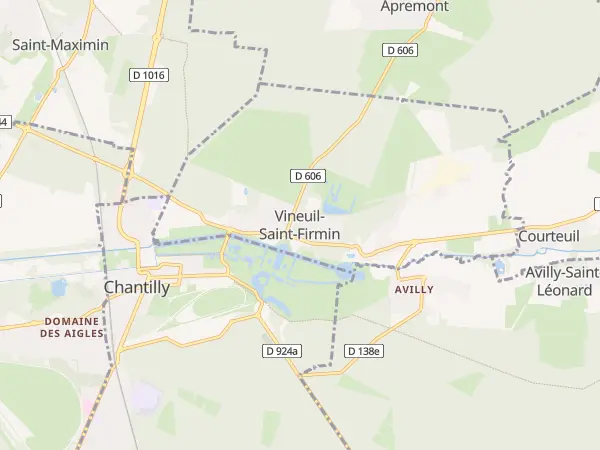 Plan de Vineuil-Saint-Firmin