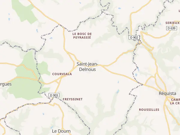 Plan de Saint-Jean-Delnous