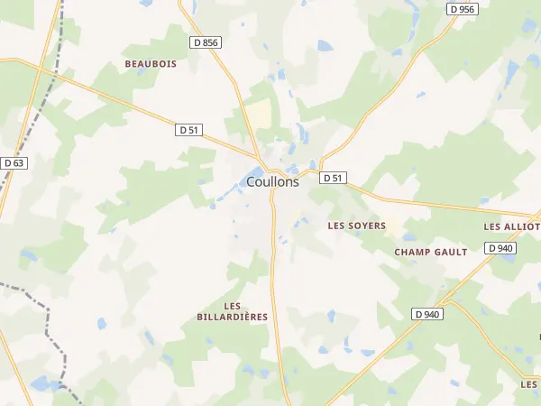 Plan de Coullons