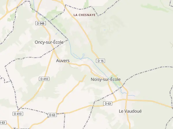 Plan de Noisy-sur-École