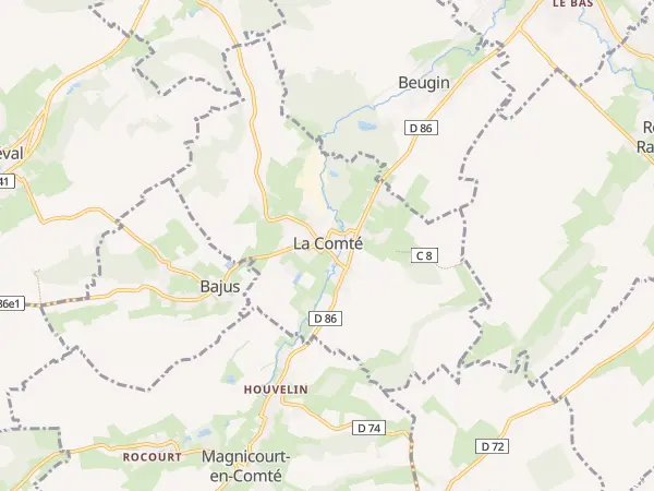 Plan de La Comté