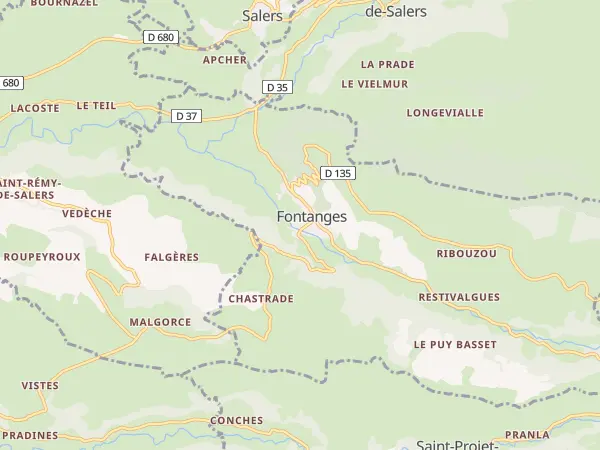Plan de Fontanges