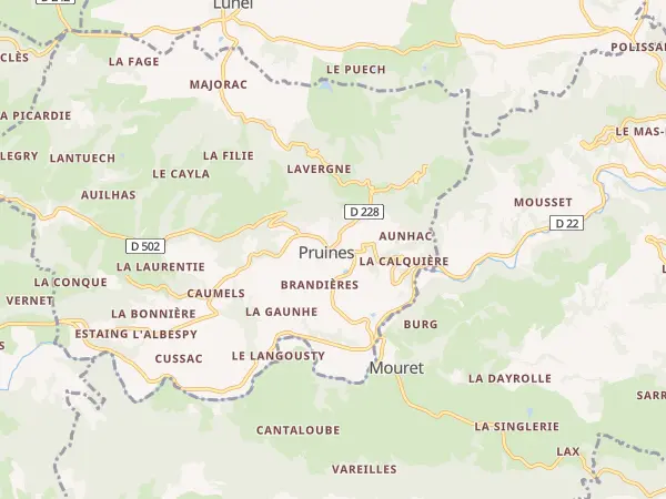 Plan de Pruines