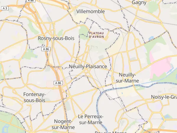 Plan de Neuilly-Plaisance