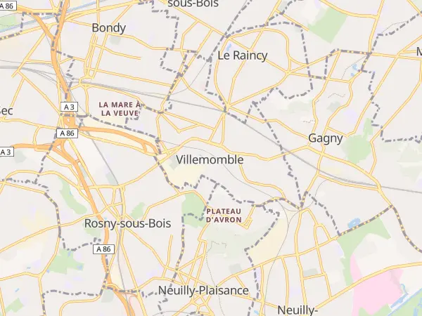 Plan de Villemomble
