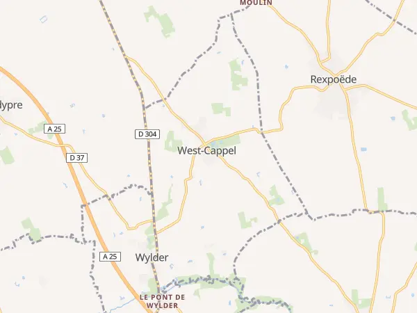Plan de West-Cappel
