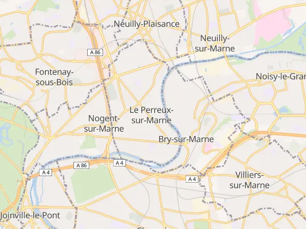 Plan du Perreux-sur-Marne