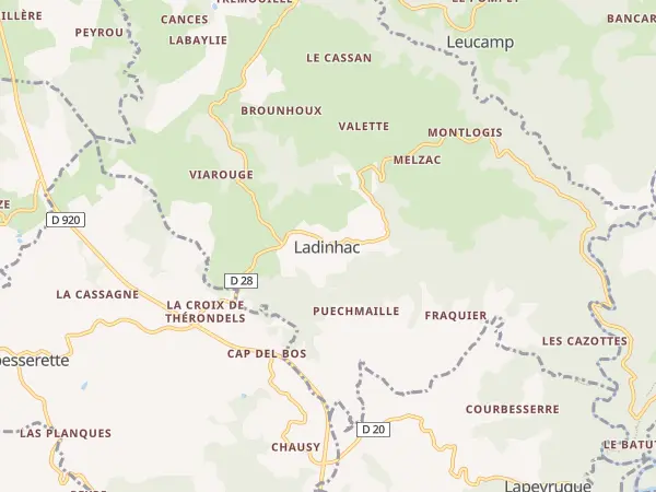 Plan de Ladinhac